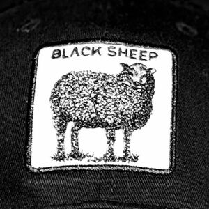 Black Sheep Black Trucker with adjustable SnapBack